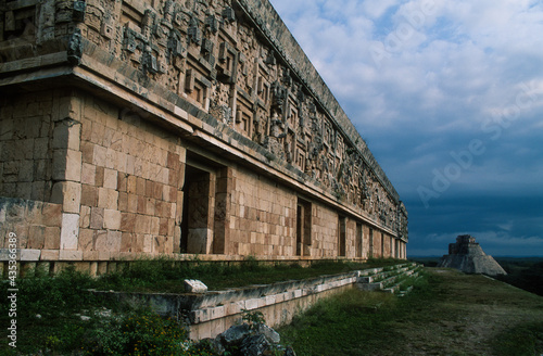 site indiens Maya, Uxmal, Yucatan, Mexique photo