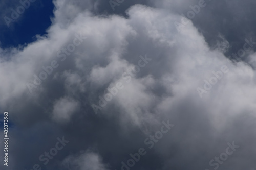 cloud formations on a rainy day