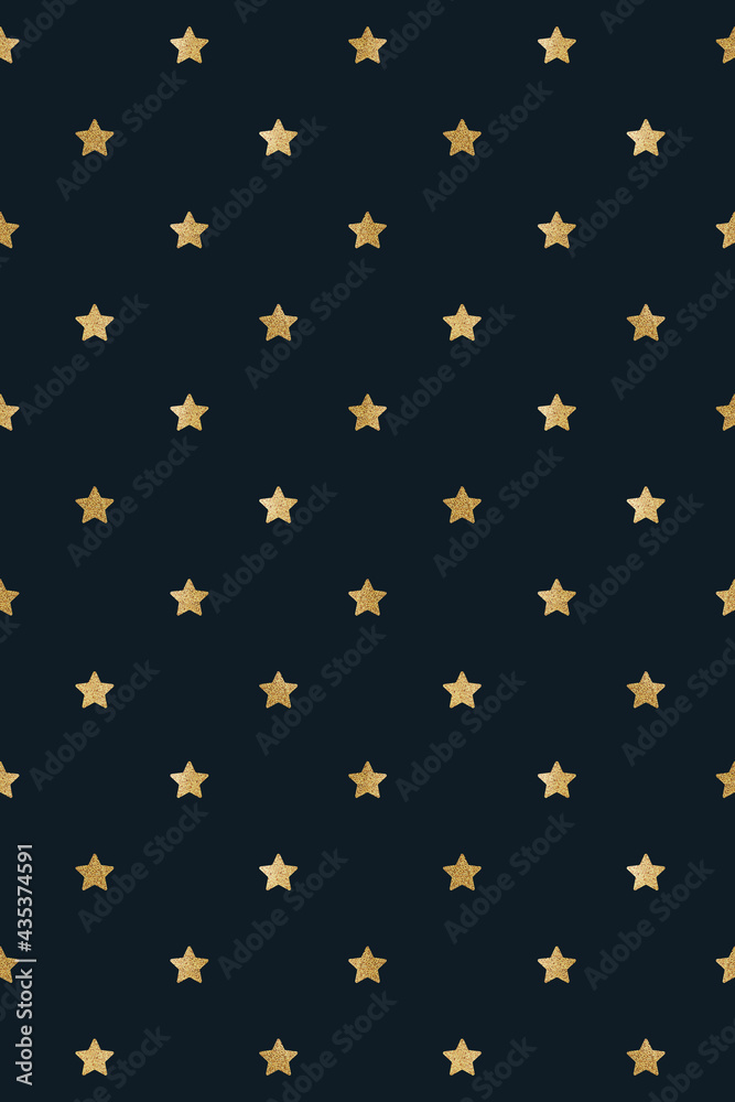 Seamless glittery gold stars background design resource Seamless glittery gold stars background design resource