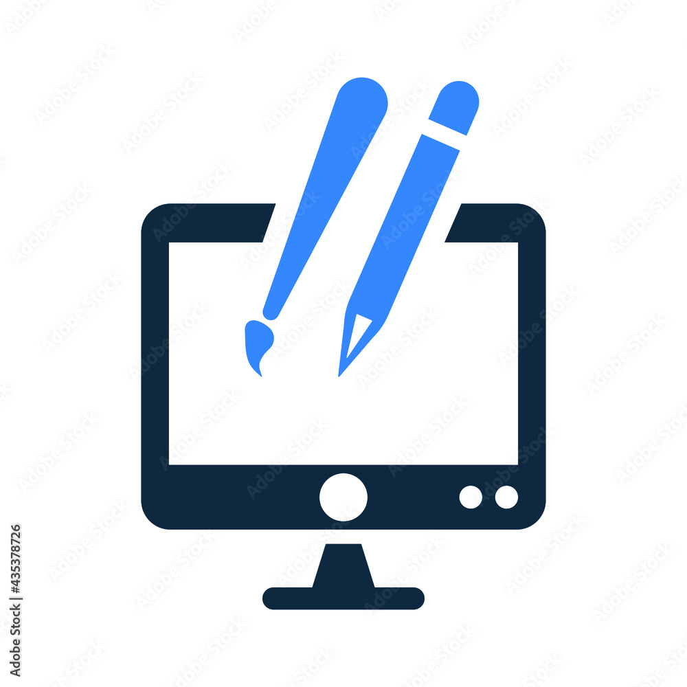 Web design icon. Editable vector isolated on a white background. Web design icon. Editable vector isolated on a white background.