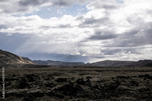 Landscape near Hafnarfjörður