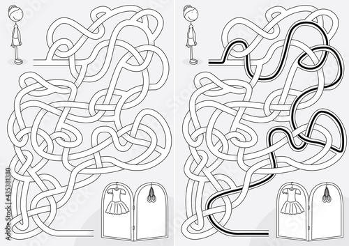 Ballerina maze