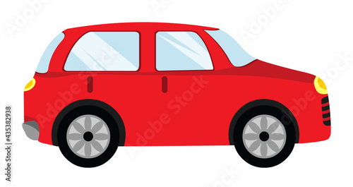Red car logo icon