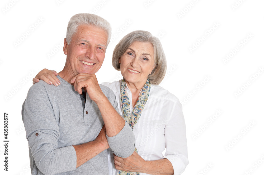 Portrait of happy senior couple posing Portrait of happy senior couple posing