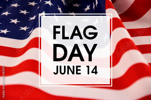 Flag Day June 14 stock images. Flag Day american flag background frame stock images. Important day photo