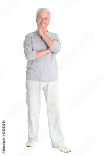 portrait of senior man  posing isolated © aletia2011