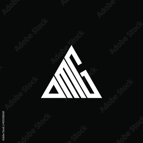D M G letter logo creative design. DMG icon