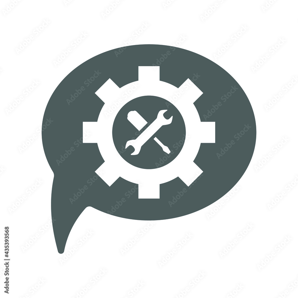 Gear, technical help, technical support icon. Gear, technical help, technical support icon. Gray color vector graphics. Gear, technical help, technical support icon. Gear, technical help, technical support icon. Gray color vector graphics.