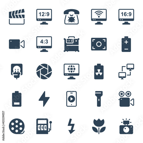 Glyph icons for devices.