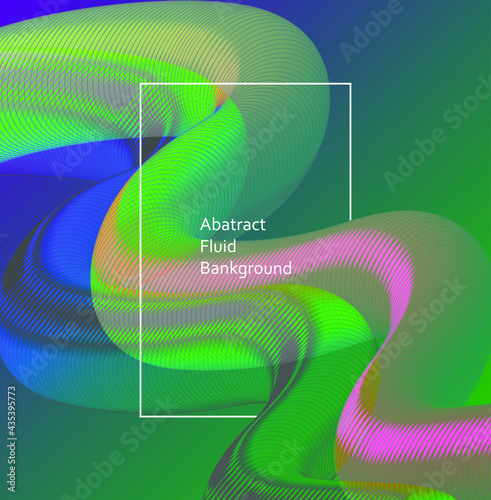 Abstract Fluid Background, Design template and liquid shapes or tunnel three dimensional gradien elements in motion, banner, header, brochure, web page and notebooks background vector