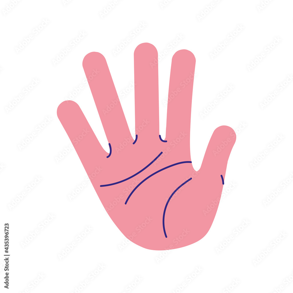 Fototapeta premium hand stop gestures