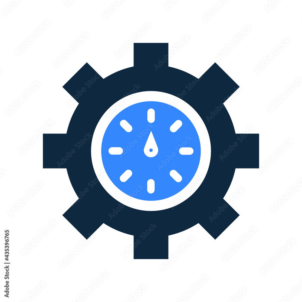 Gear, optimization, performance icon. Simple vector on isolated white background. Gear, optimization, performance icon. Simple vector on isolated white background.
