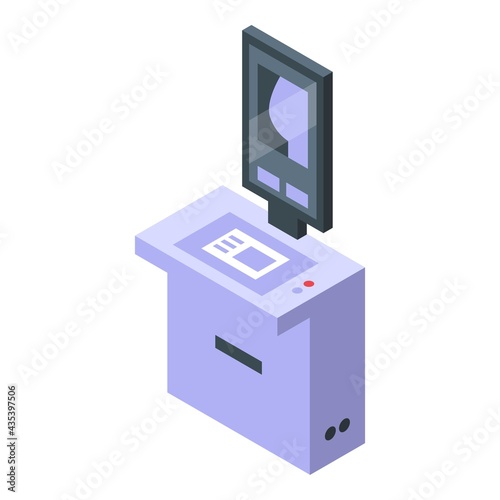 Wallpaper Mural Mammography machine equipment icon. Isometric of Mammography machine equipment vector icon for web design isolated on white background Torontodigital.ca