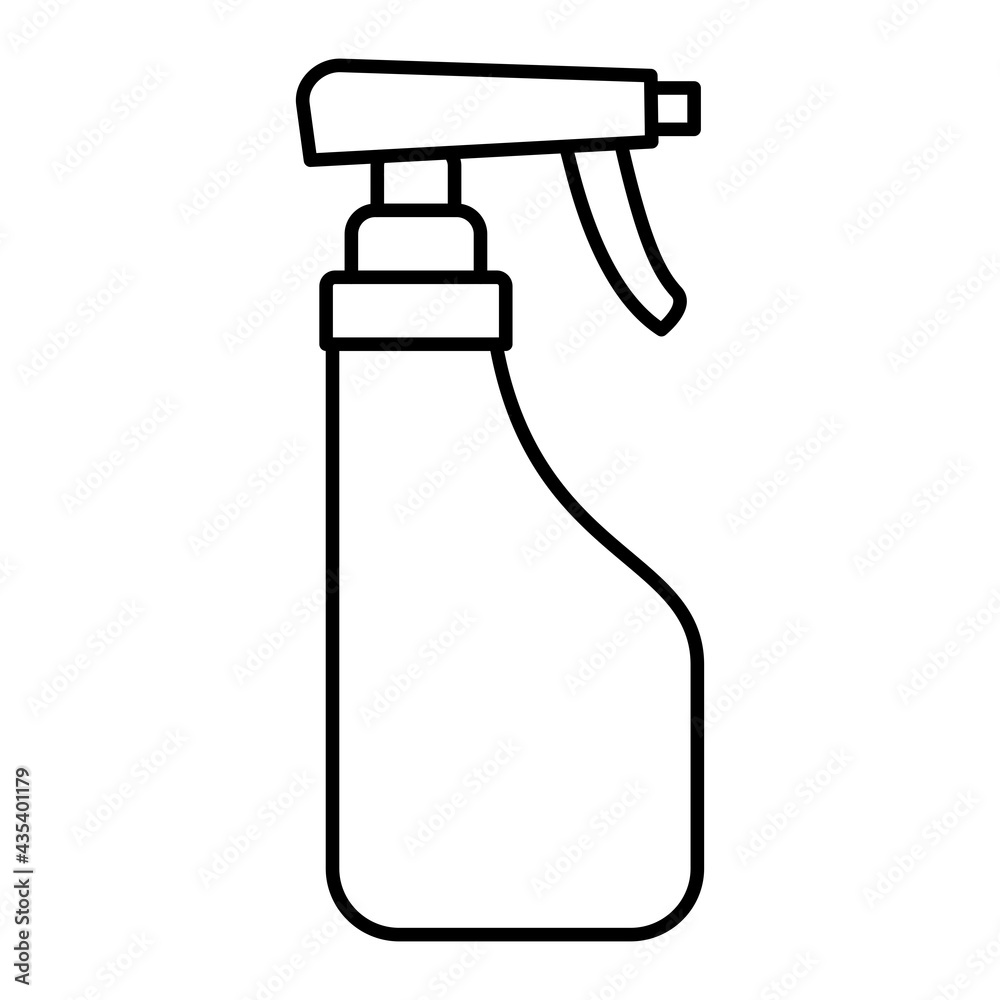 Vector Water Spray Outline Icon Design Vector Water Spray Outline Icon Design