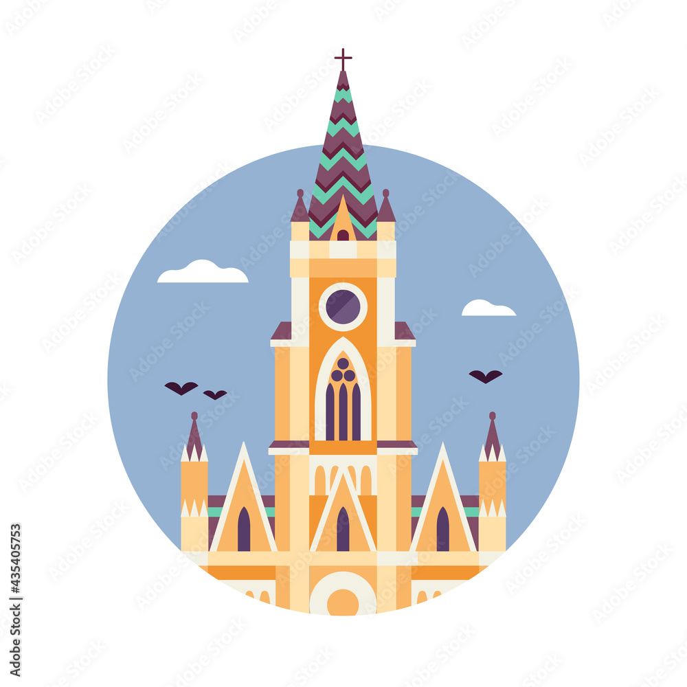 Fototapeta premium Novi Sad Church of the Name of Mary