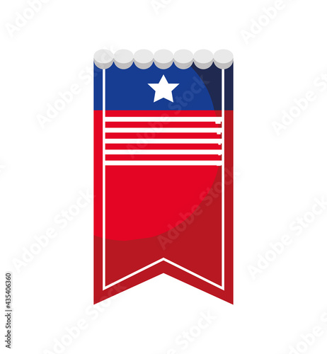 american flag pendant