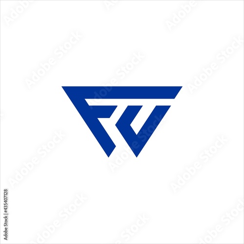 Free Download Sophisticated WF FW Initial Logo Design for Modern Technology and Business Branding - GFXLoad