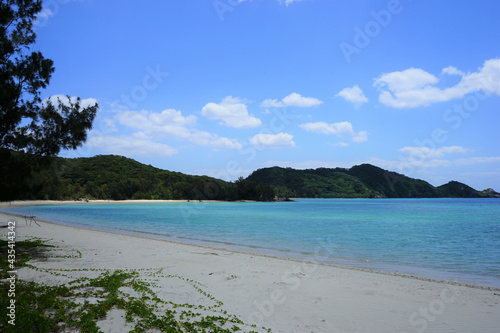 Uhama Beach in Zamami island  Okinawa  Japan -                                  
