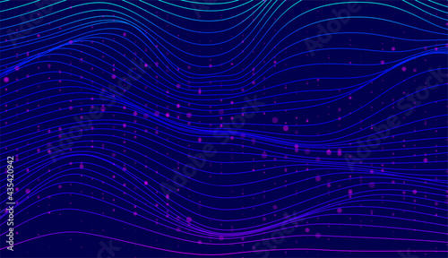 Abstract infographics visualization
