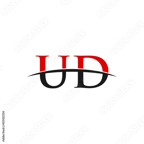 UD initial swoosh horizon, letter logo designs vector Free Download UD initial swoosh horizon, letter logo designs vector - GFXLoad
