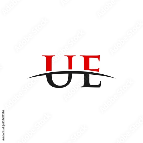 UE initial swoosh horizon, letter logo designs vector Free Download UE initial swoosh horizon, letter logo designs vector - GFXLoad