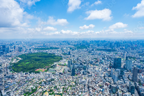 東京都心部 ヘリコプター空撮写真 © maroke