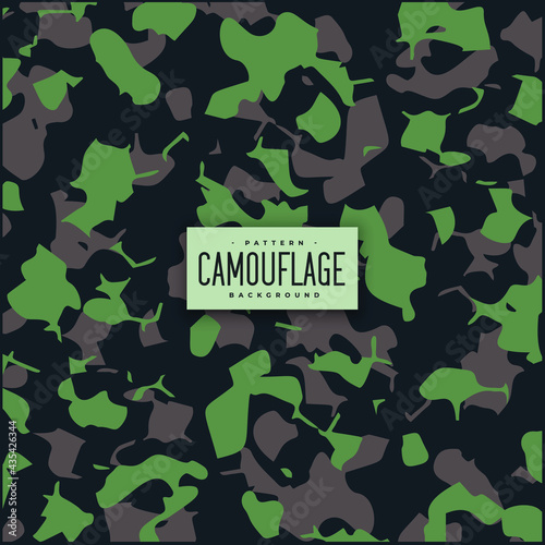 Abstract camouflage seamless patterns set