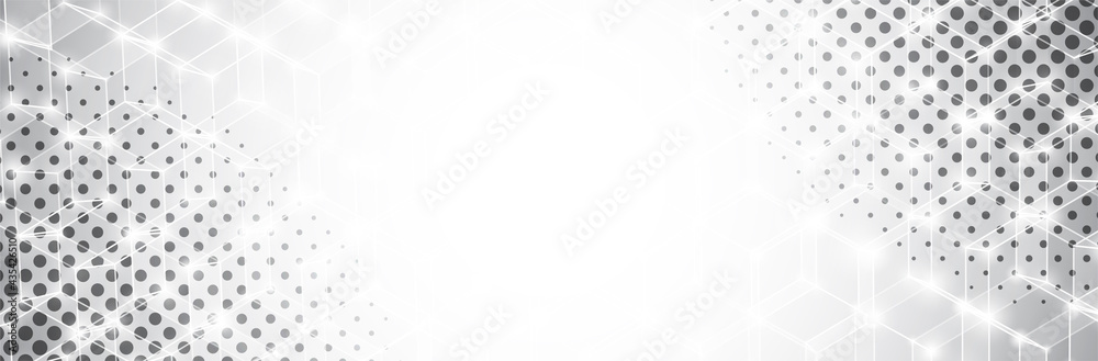 Abstract White Gray background. Halftone pattern. Neutral backdrop. Lecture, seminar, symposium, workshop, conference or briefing presentation template. White vector illustration Abstract White Gray background. Halftone pattern. Neutral backdrop. Lecture, seminar, symposium, workshop, conference or briefing presentation template. White vector illustration