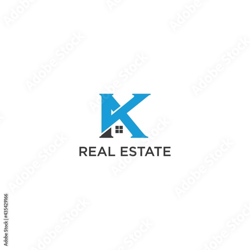 Free Download letter k building logo for real estate  - GFXLoad