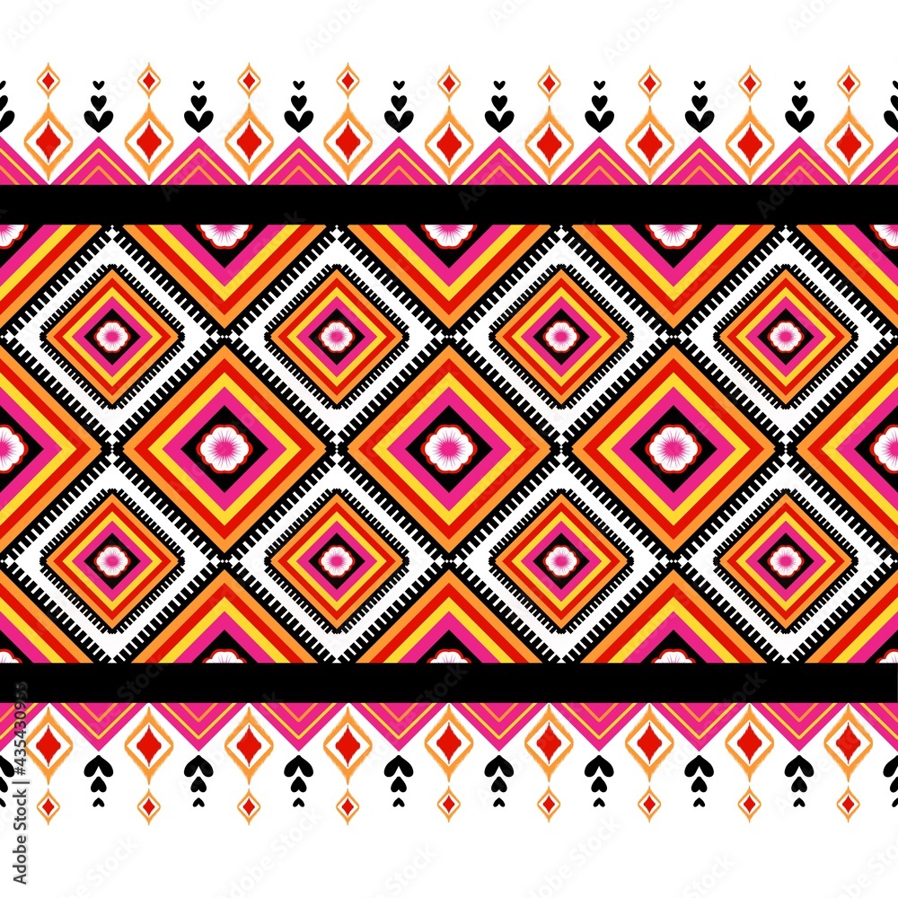 Ethnic American tribal textile ikat patterns fabric geometric aztec motif mandalas native boho bohemian carpet patterns 