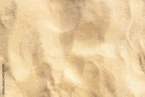 Sand pattern texture for background. Brown desert pattern from tropical beach.