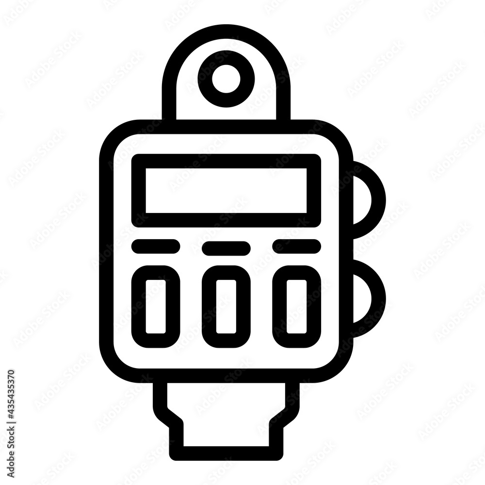 Speed radar device icon. Outline Speed radar device vector icon for web design isolated on white background Speed radar device icon. Outline Speed radar device vector icon for web design isolated on white background