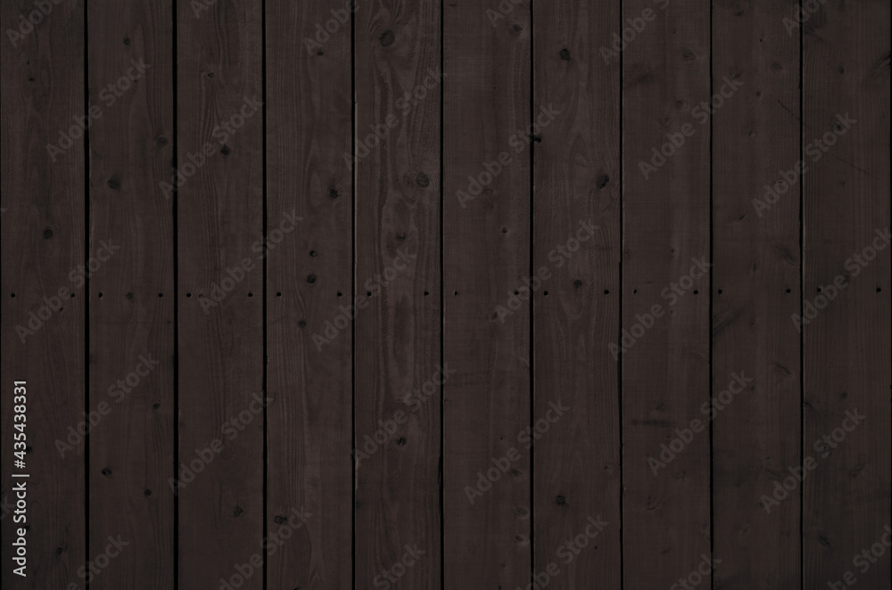 Old dark brown rustic wood texture background, nailed wood deck surface with copy space Old dark brown rustic wood texture background, nailed wood deck surface with copy space