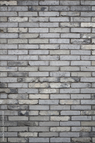Gray vintage grunge brick wall texture for background