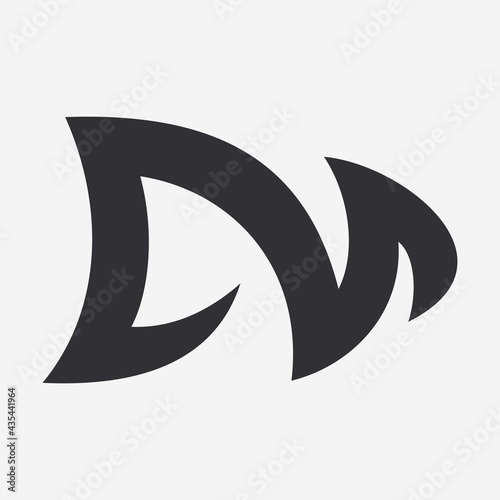letter M vector illustration template