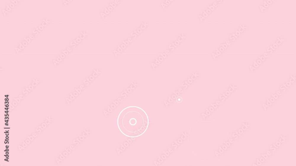 ピンク色の水面に落ちる雫と波紋の背景