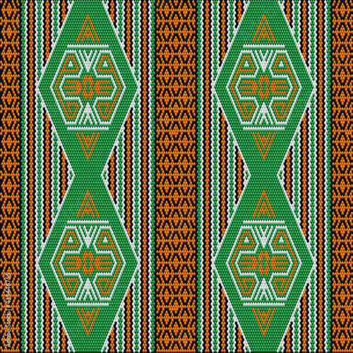  Ornament  is made in bright, juicy, perfectly matching colors. Ornament, mosaic, ethnic, folk pattern.