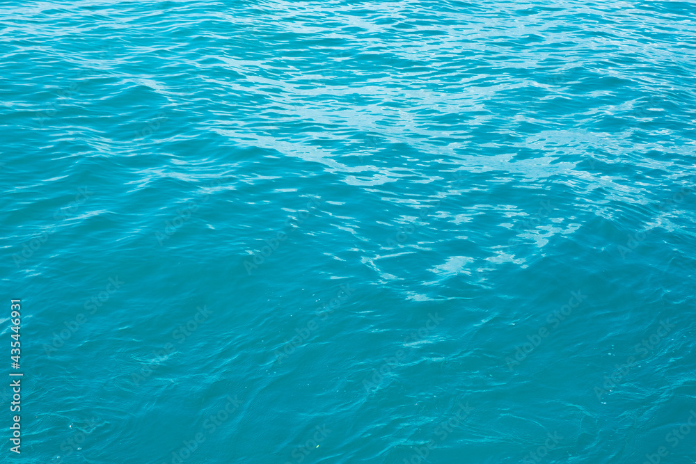 Aqua water surface in the sea