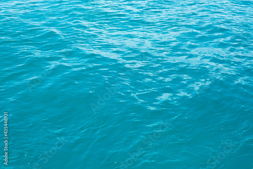 Aqua water surface in the sea