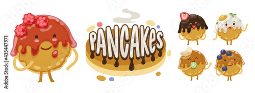 Pancakes Emoji Set