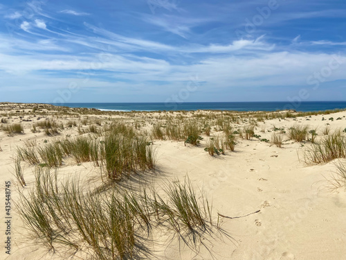 Fototapeta Naklejka Na Ścianę i Meble -  Dune de sable, plage de le Porge, Gironde