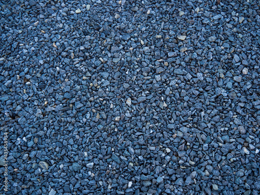 Blue Gravel with Red Tennessee Red Mud