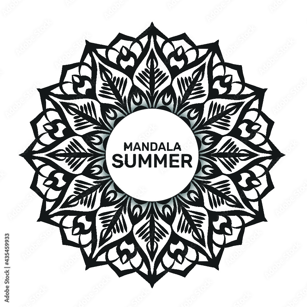 Mandala luxury background design