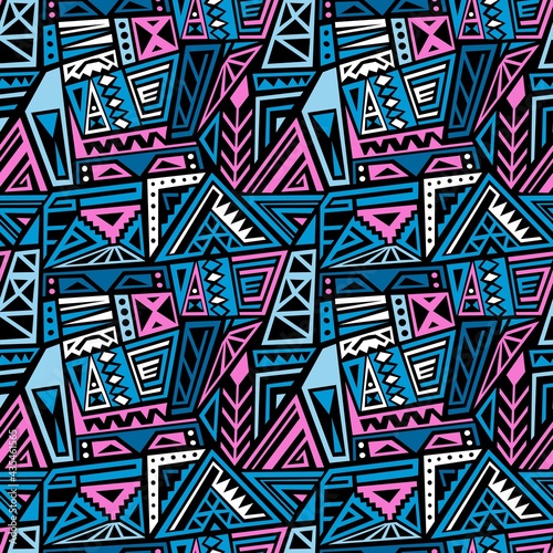 Boho style fashion pattern