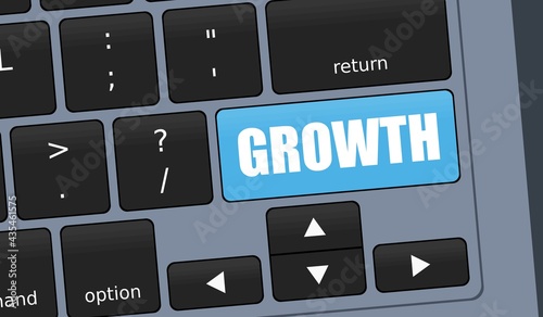 Growth keyboard special key