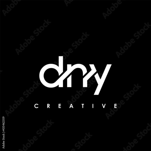 DNY Letter Initial Logo Design Template Vector Illustration