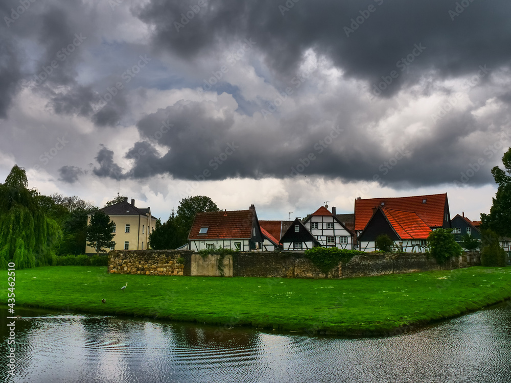 Fototapeta premium Das Dorf Westerholt in Herten