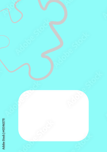 Vertical illustration format A4 - the design of the screen of the phone or tablet for inscriptions and photos