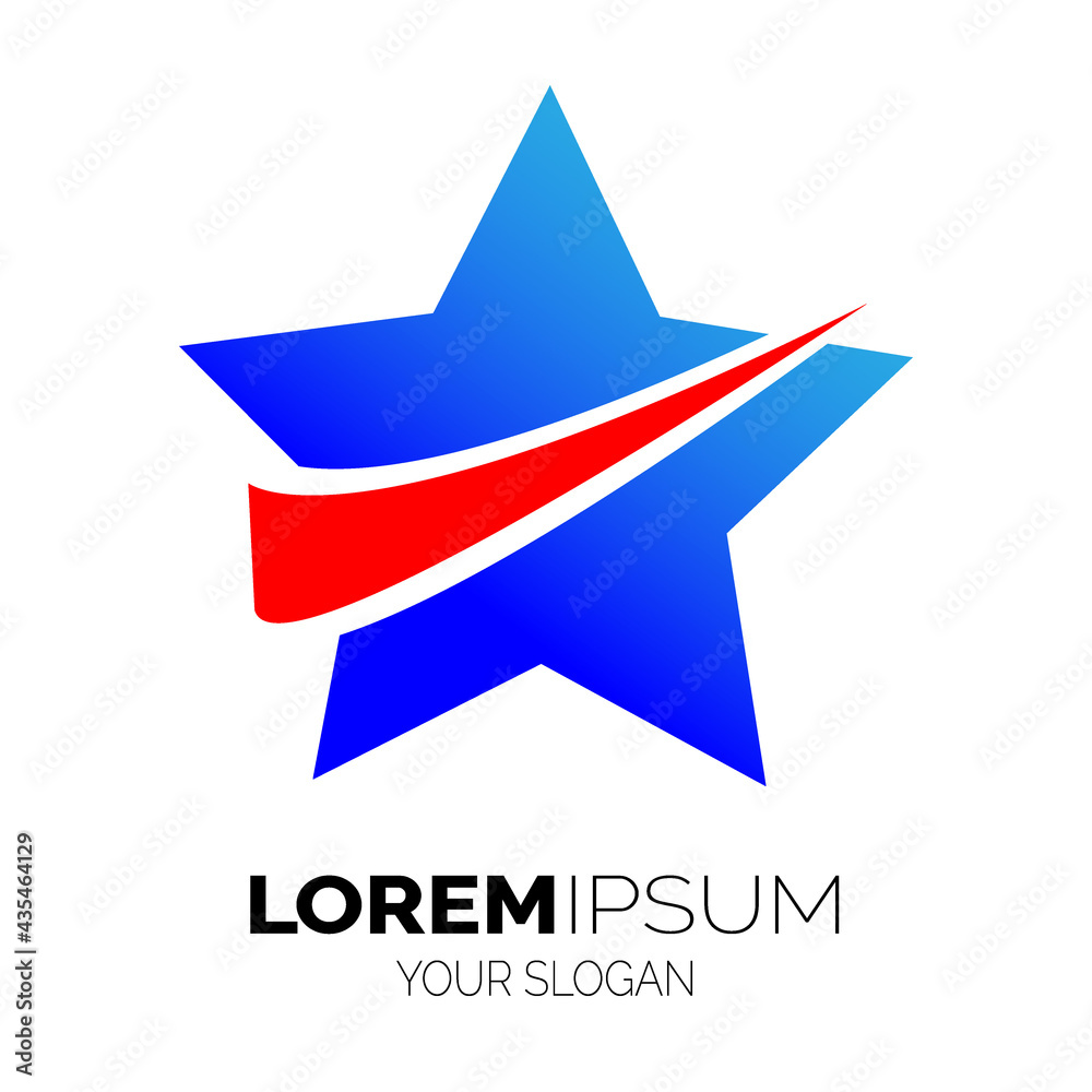Luxury star logo design template. elegant Star logo design. star illustration vector Luxury star logo design template. elegant Star logo design. star illustration vector