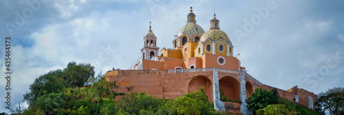 Church of Our Lady of Remedies in Cholula. Mexico photo
